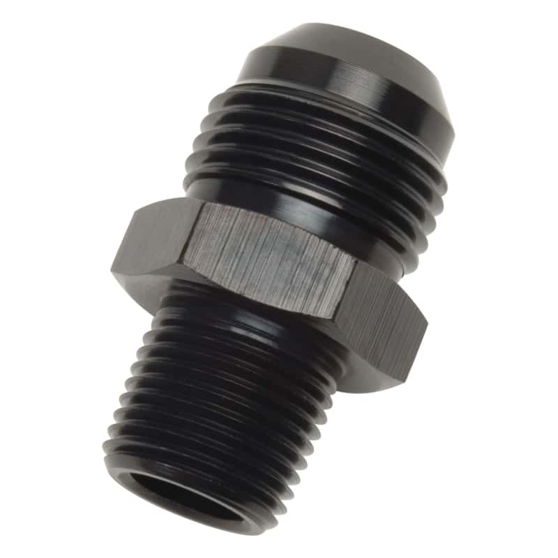 Russell — Russell Performance -4 AN to 1/8in NPT Straight Flare to Pipe (Black)
Adapter Fitting - view 2