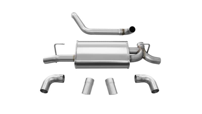CORSA Performance — Corsa 2018-2025 Jeep Wrangler JL 2.5in Dual Rear Turn Down Exit Sport Axle-Back Exhaust
cor21013
Exhaust - view 2