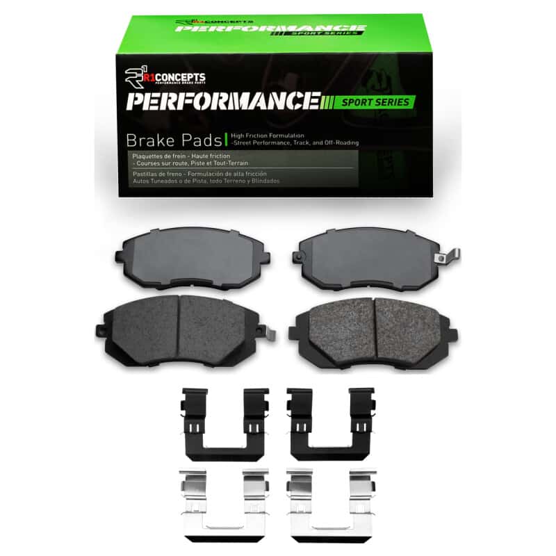 R1 Concepts — R1 02-07 Subaru WRX Front R1 Performance Sport Pads & Hardware Kit
R1 Performance Sport - view 1