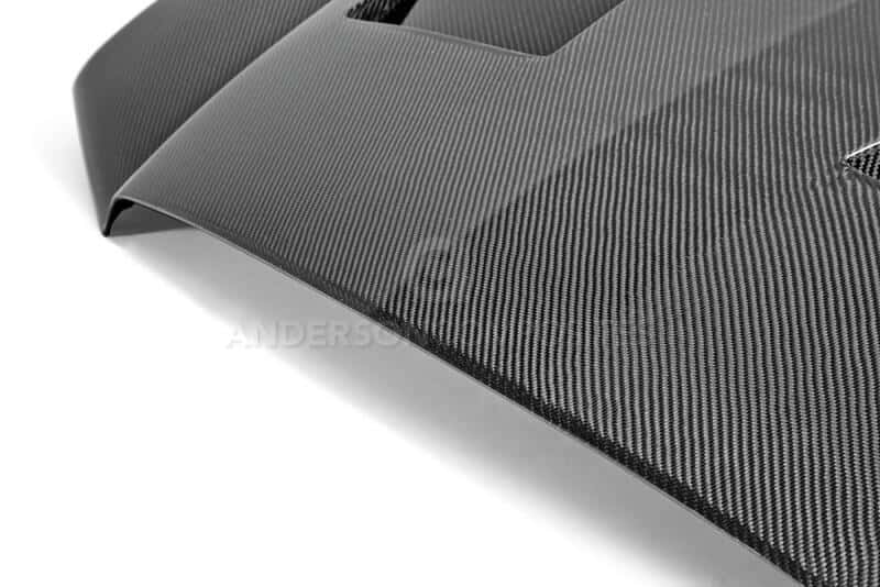 Anderson Composites — Anderson Composites 11-13 Dodge Charger Type-TS Hood - view 6