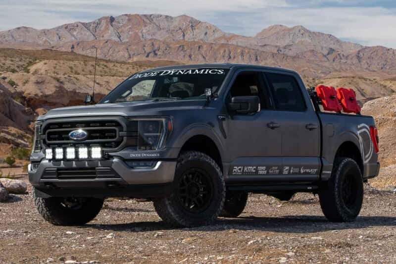 Diode Dynamics — Diode Dynamics 21-22 Ford F-150 SS5 Grille CrossLink Lightbar Kit- Yellow Pro Combo - view 5
