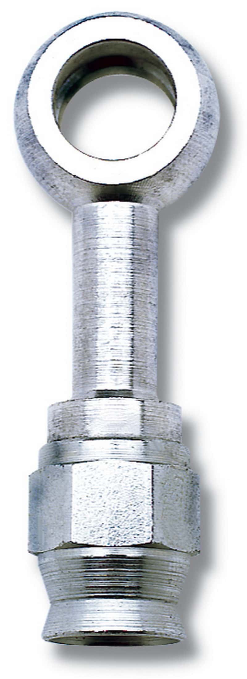 Russell — Russell Performance -3 AN PowerFlex 10MM (3/8in) ID Banjo Hose End
Hose End - view 1