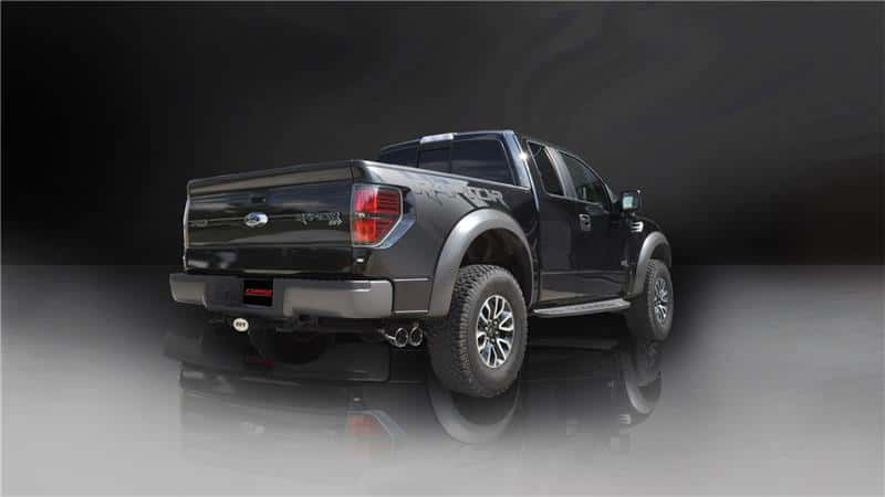 CORSA Performance — Corsa 2011-2014 Ford F-150 Raptor 6.2L V8 133in Wheelbase Polished Xtreme Cat-Back Exhaust
Exhaust - view 3