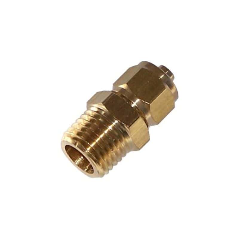 Kleinn Air Horns — Kleinn 1/4In OD Tubing 1/4In M NPT Elbow Compression Fitting - view 2