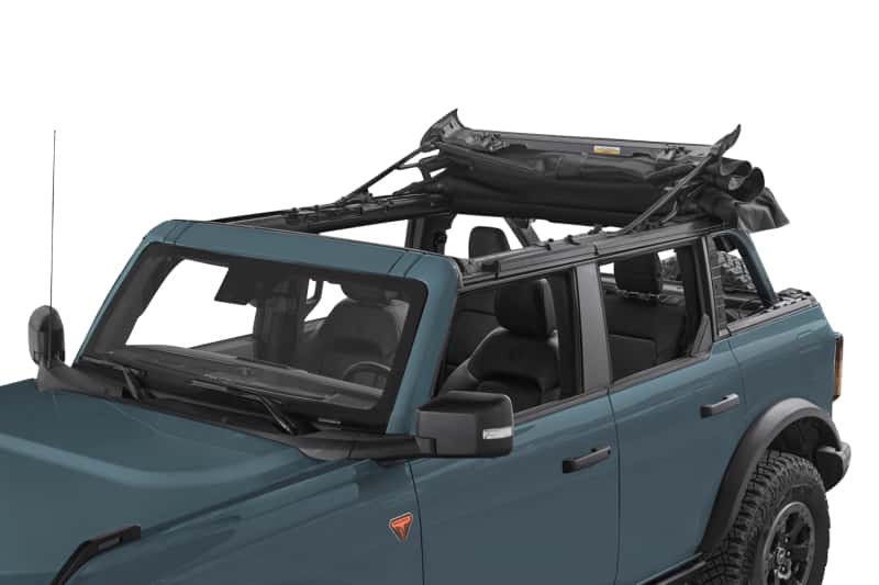 Bestop — Bestop 21-26 Bronco 4-Door Trektop (Premium Black Twill)
Trektop - view 4