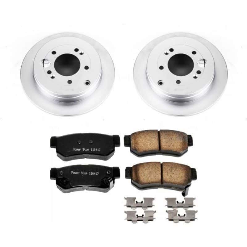 PowerStop — Power Stop 06-09 Hyundai Azera Rear Z17 Evolution Geomet Coated Brake Kit - view 1