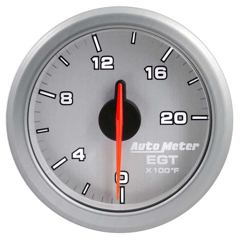 AutoMeter — Autometer Airdrive 2-1/16in EGT Gauge 0-2000 Degrees F - Silver
GA 2" EGT ARDRV SLVR - view 1