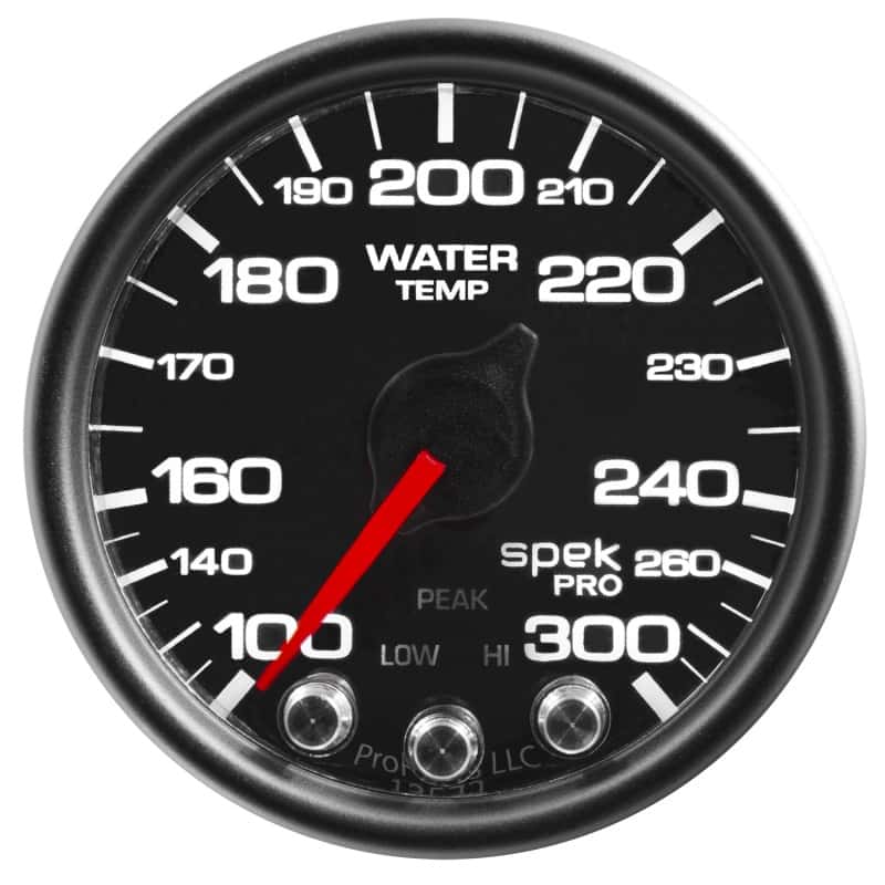 AutoMeter — Autometer Spek-Pro Gauge Water Temp 2 1/16in 300f Stepper Motor W/Peak & Warn Blk/Blk
GA 2" WTEMP BCB SPEK - view 4