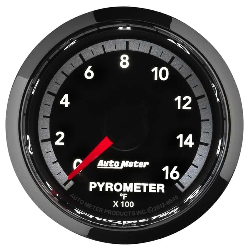 AutoMeter — Autometer Gen4 Dodge Factory Match 52.4mm Full Sweep Electronic 0-1600 Deg F EGT/Pyrometer Gauge
2-1/16" PYROMETER, 0 - view 9