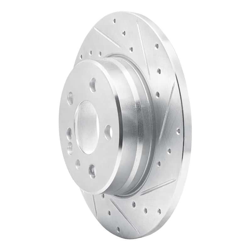 R1 Concepts — R1 91-99 Mercedes-Benz S350 Rear Right Drilled & Slotted Silver Brake Rotor
R1 Brake Rotor Drill - view 2