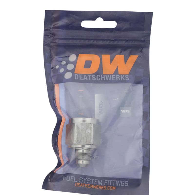 DeatschWerks — DeatschWerks 10AN Female Flare to 6AN Male Flare Reducer - Anodized DW Titanium
Lines & Fittings - view 2