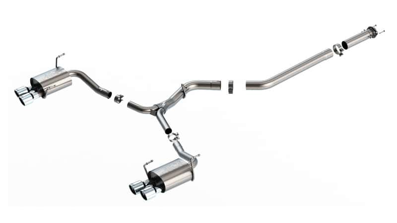 Borla — Borla 2022 Subaru WRX 2.4L Turbo AT/MT AWD S-Type Catback Exhaust Polished Tips
Cat-Back System - view 1