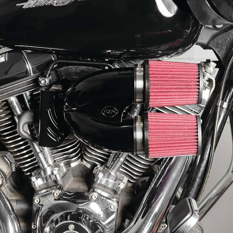 S&S Cycle — S&S Cycle 08-16 Touring Models/16-17 ST Tuned Induction Kit - Gloss Black - view 1