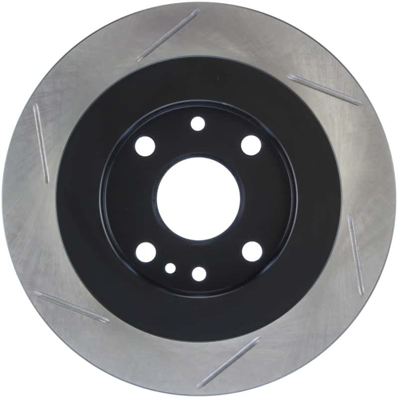 Stoptech — StopTech Power Slot 94-97/99-05 Mazda Miata (01-05 Normal Suspension Only) SportStop Slotted Rear L
Sport Slotted Rotor
Disc Brake Rotor - view 2