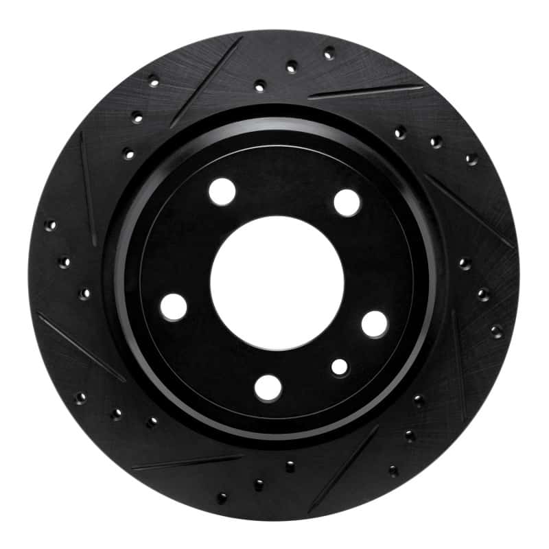 R1 Concepts — R1 88-94 BMW 750IL Rear Left Drilled & Slotted Black Brake Rotor
R1 Brake Rotor Drill - view 1