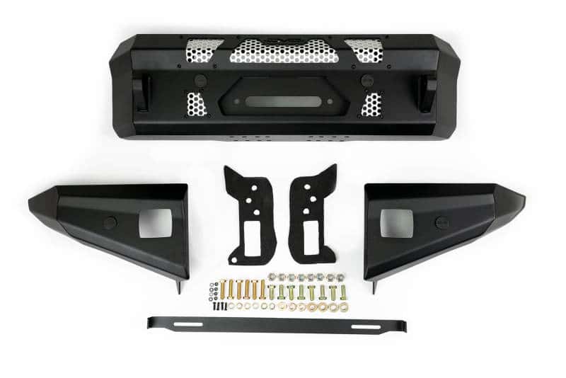 DV8 Offroad — DV8 Offroad 2021+ Ford Bronco Front Bumper Winch Capable w/ Optional Bull Bar/Aux Light Opening - view 29