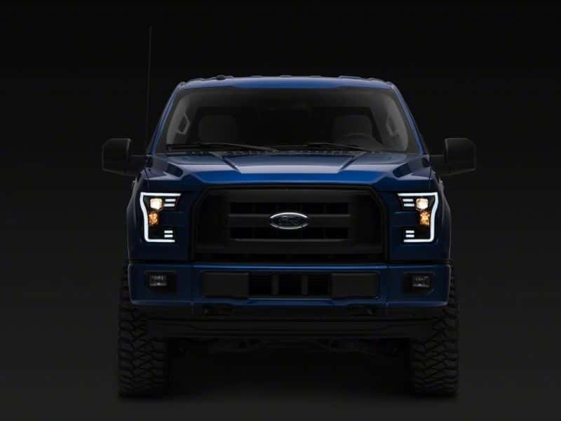 Raxiom — Raxiom 15-17 Ford F-150 G3 Projector Headlights w/ LED Accent- Blk Housing (Clear Lens)
Headlights - view 7