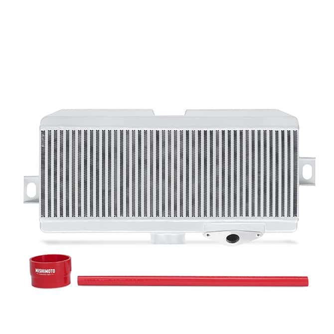 Mishimoto — Mishimoto Subaru 08-15 WRX STi Top-Mount Intercooler Kit - Powder Coated Silver & Red Hoses - view 3