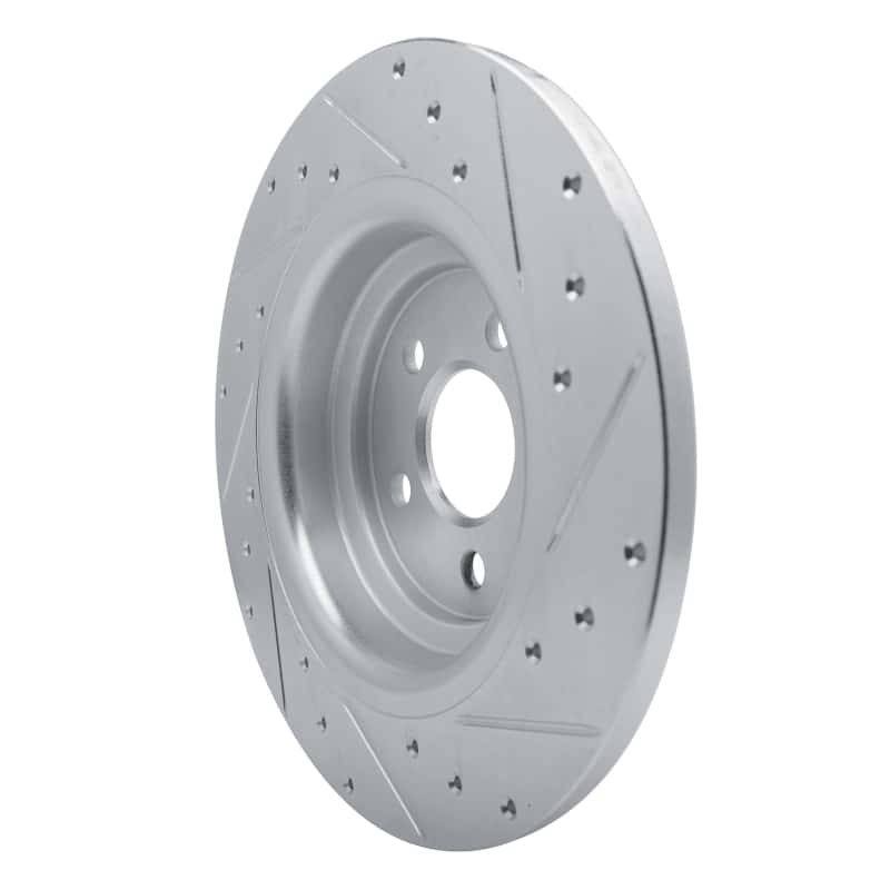 R1 Concepts — R1 20-25 Mercedes-Benz GLE350 Rear Left Drilled & Slotted Silver Brake Rotor
R1 Brake Rotor Drill - view 4