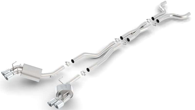 Borla — Borla 12-14 Chevrolet Camaro ZL1 Coupe 6.2L 8cyl AT/MT 6spd RWD Aggressive ATAK Catback Exhaust
Cat-Back System
ExhstSysKt - view 2