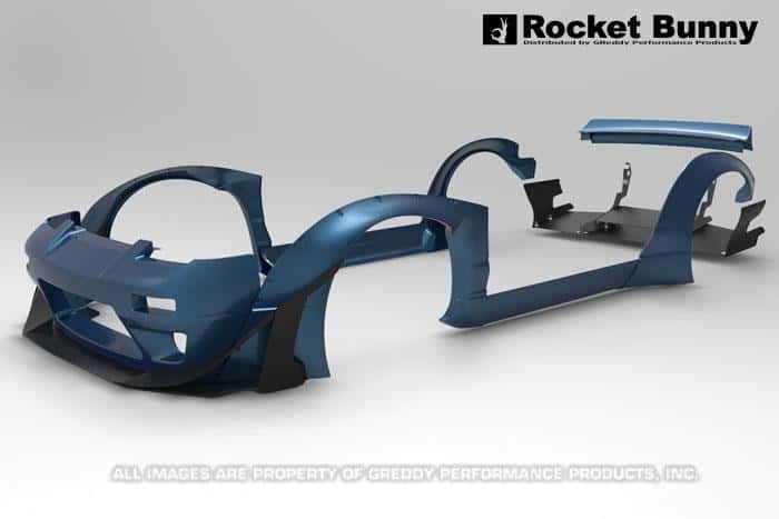 GReddy — GReddy RPS13 V2 Rocket Bunny Aero Side Skirts Only - view 6
