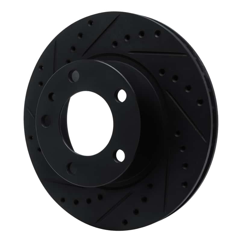 R1 Concepts — R1 82-89 BMW 635CSI Front Left Drilled & Slotted Black Brake Rotor
R1 Brake Rotor Drill - view 2