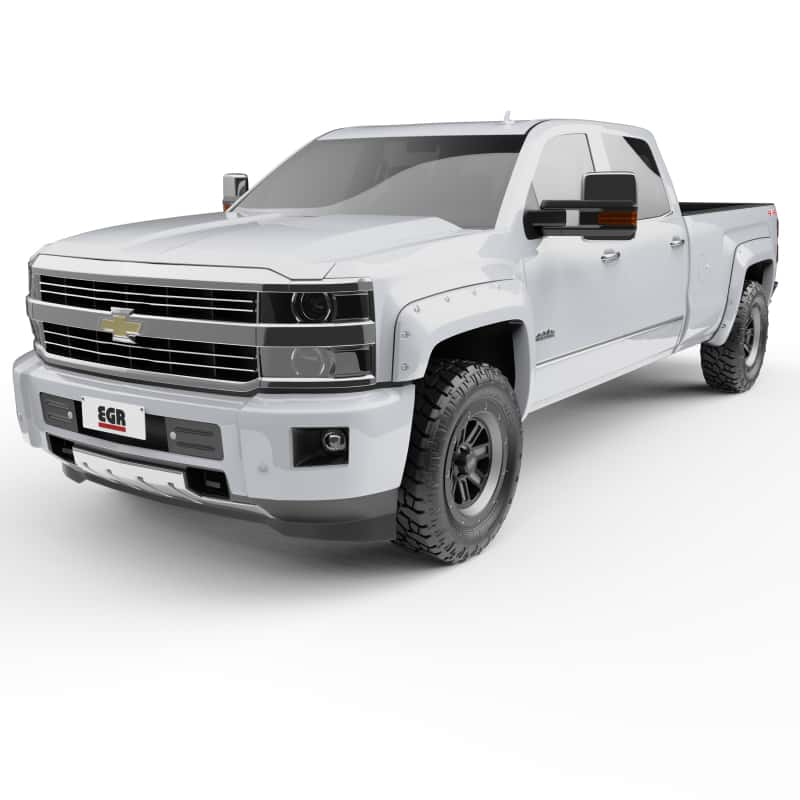 EGR — EGR 14+ Chev Silverado 6-8ft Bed Bolt-On Look Color Match Fender Flares - Set - Summit White
BOLTON FF COLOR MTCH
791574-GAZ-FF Chevt
BOLTON FF PAINTED - view 6