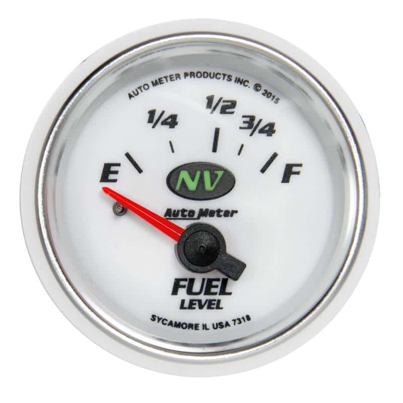 AutoMeter — Autometer NV Gauge Fuel Level 2 1/16in 16e To 158f Elec NV
2" FUEL LEVEL, 16E/1 - view 2