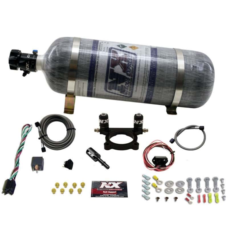 Nitrous Express — Nitrous Express 13-16 Dodge Dart 2.0L Nitrous Plate Kit (35-100HP) w/Composite Bottle
Injection System Kit
N2OSys - view 1