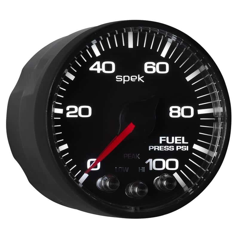 AutoMeter — Autometer Spek-Pro Gauge Fuel Press 2 1/16in 100psi Stepper Motor W/Peak & Warn Blk/Blk
GA 2" FP 100 BFB SPK - view 7