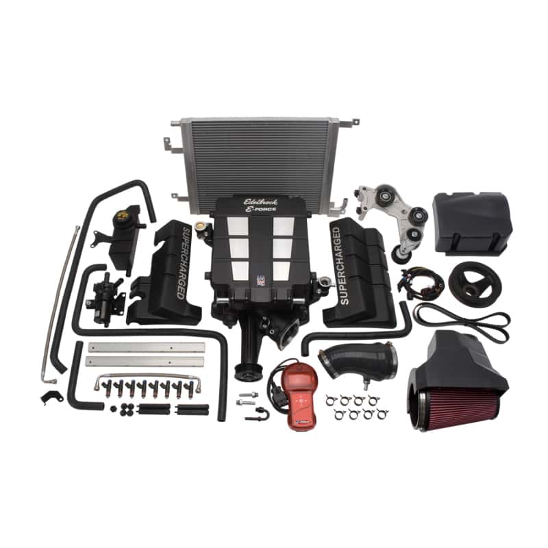Edelbrock — Edelbrock Supercharger Stage 1 - Street Kit 2005-2010 Chrysler Lx and Lc 6 1L Hemi w/ Tuner
SUPERCHARGER - view 3