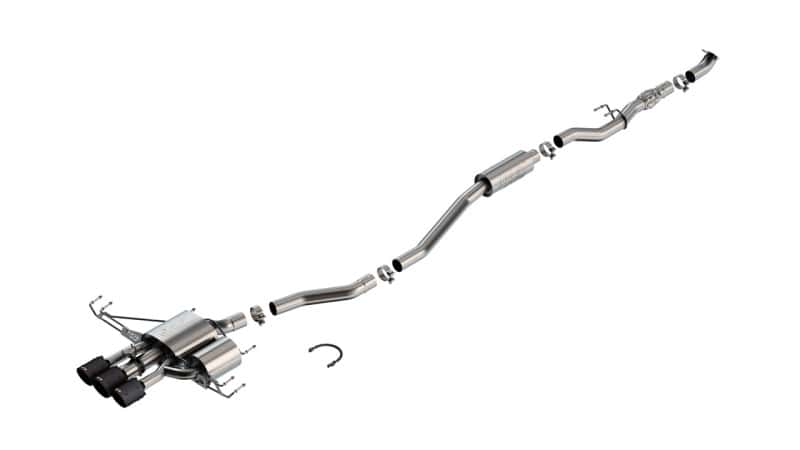 Borla — Borla 2024 Acura Integra Type S ATAK Cat Back Exhaust - Carbon Fiber & Black Anodized
Cat-Back System - view 1