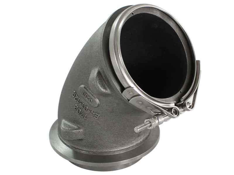 aFe — aFe BladeRunner Turbocharger Turbine Elbow Replacement Ford 99.5-03 7.3L TD
Turbocharger Elbow - view 2