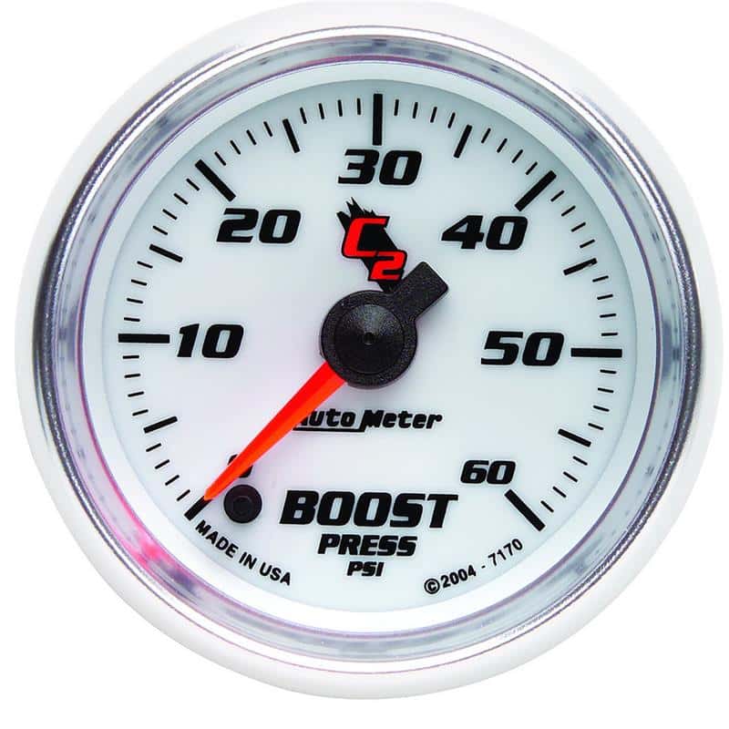 AutoMeter — AutoMeter Gauge Boost 2-1/16in. 60PSI Digital Stepper Motor C2
GA 2" BST 60 STPR C2 - view 2