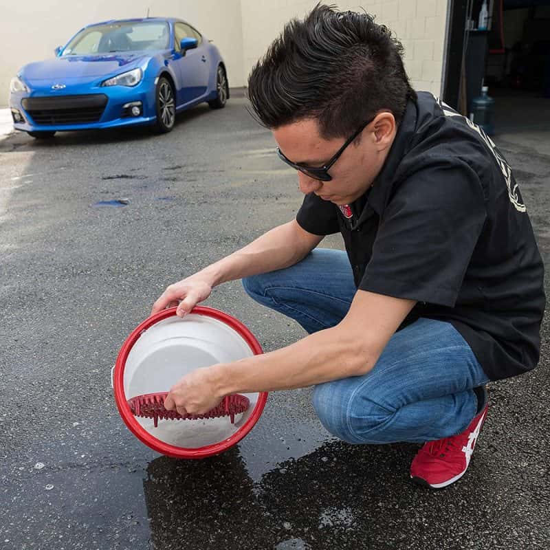 Chemical Guys — Chemical Guys Cyclone Dirt Trap Car Wash Bucket Insert - Red - view 3