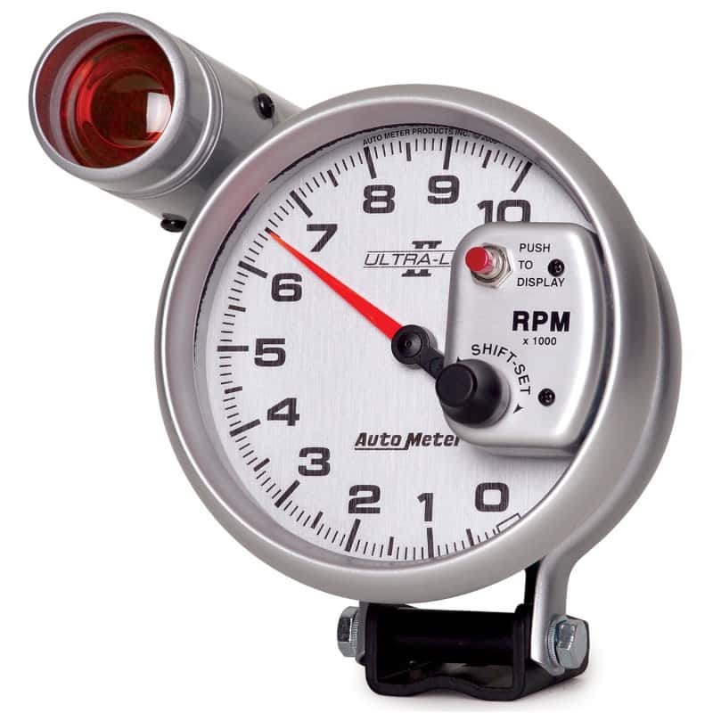 AutoMeter — Autometer Ultra-Lite II 5 Inch 10000 RPM Tach w/ Shift Light
5" TACH, 10,000 RPM, - view 4