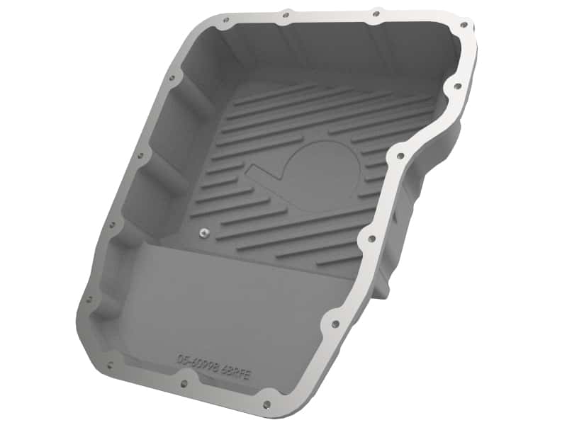 aFe — aFe Transmission Pan Raw w/ Machined Fins 13-19 Dodge Diesel Trucks L6-6.7L (td)
Transmission Pan - view 3