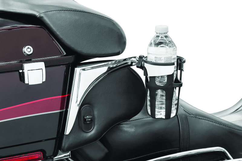 Kuryakyn — Kuryakyn Reflex Drink Holder Right Side HD Touring Passenger Mount 96-13 Chrome - view 2