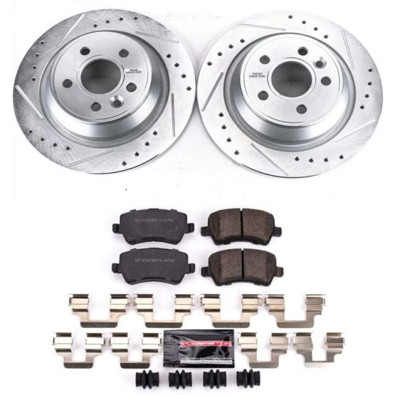 PowerStop — Power Stop 12-15 Land Rover Range Rover Evoque Rear Z23 Evolution Sport Brake Kit - view 1