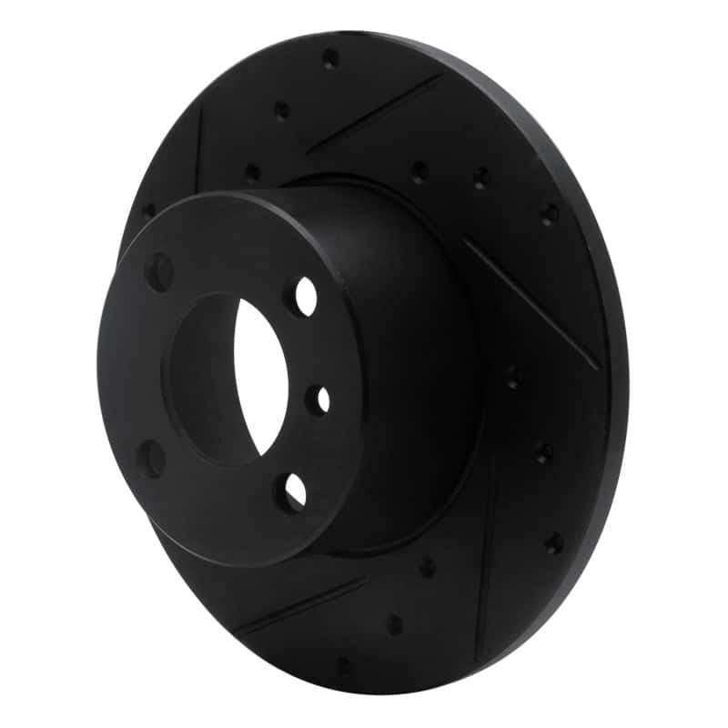 R1 Concepts — R1 77-83 BMW 320I (USA/Canada) Front Left Drilled & Slotted Black Brake Rotor
R1 Brake Rotor Drill - view 2