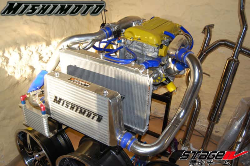 Mishimoto — Mishimoto 95-98 Nissan 240sx S14 SR20DET Aluminum Radiator - view 7