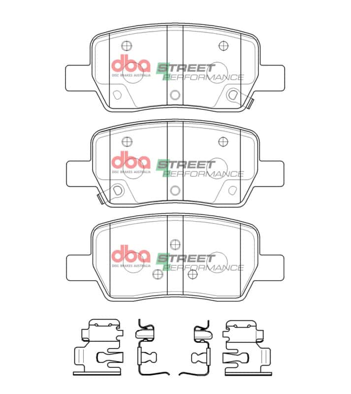 DBA — DBA 2022 Hyundai Santa Cruz Rear SP Performance Brake Pads
Brake Pad - view 2