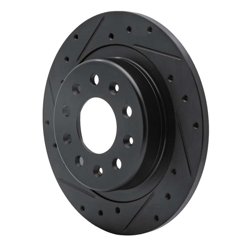 R1 Concepts — R1 2016-2025 Buick Envista Rear Left Drilled & Slotted Black Brake Rotor
R1 Brake Rotor Drill - view 2