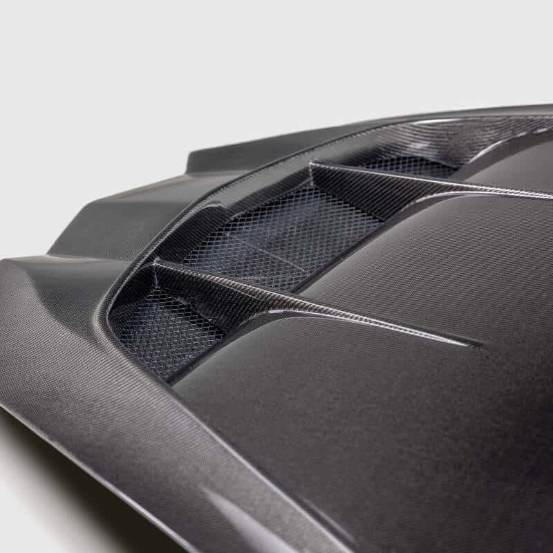 Anderson Composites — Anderson Composites 20-24  Chevrolet Corvette C8 Type-Z1 Double Sided Carbon Fiber Hood - view 6