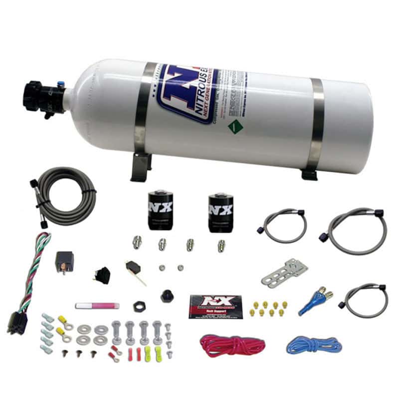 Nitrous Express — Nitrous Express Dodge EFI Race Single Nozzle Nitrous Kit (100-250HP) w/15lb Bottle
Injection System Kit
N2OSys - view 2