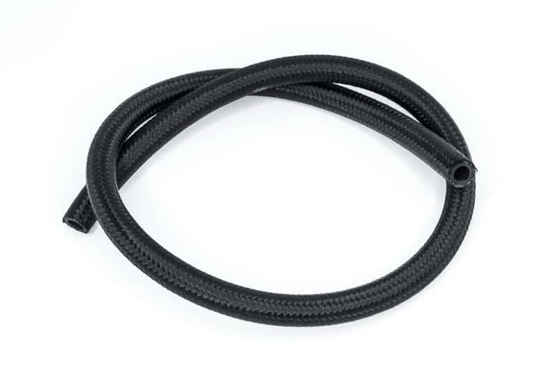 DeatschWerks — DeatschWerks 8AN Black Nylon Braided CPE Hose 3 Feet - view 2