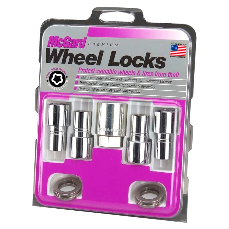 McGard — McGard Wheel Lock Nut Set - 4pk. (Long Shank Seat) 1/2-20 / 13/16 Hex / 1.75in. Length - Chrome - view 6