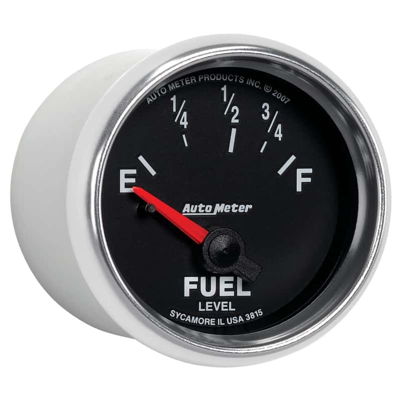 AutoMeter — AutoMeter Gauge Fuel Level 2-1/16in. 73 Ohm(e) to 10 Ohm(f) Elec Gs
2-1/16" FUEL LEVEL, - view 11