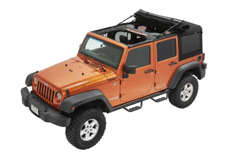 Bestop — Bestop 07-18 Jeep Wrangler JK 4-Door Supertop Ultra (Premium Black Twill)
Supertop Ultra - view 8