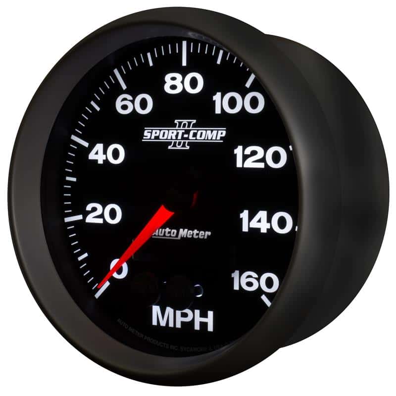 AutoMeter — Autometer Sport-Comp II 5in 0-140MPH In-Dash Electronic GPS Programmable Speedometer
5" SPEEDO, 160 MPH, - view 4